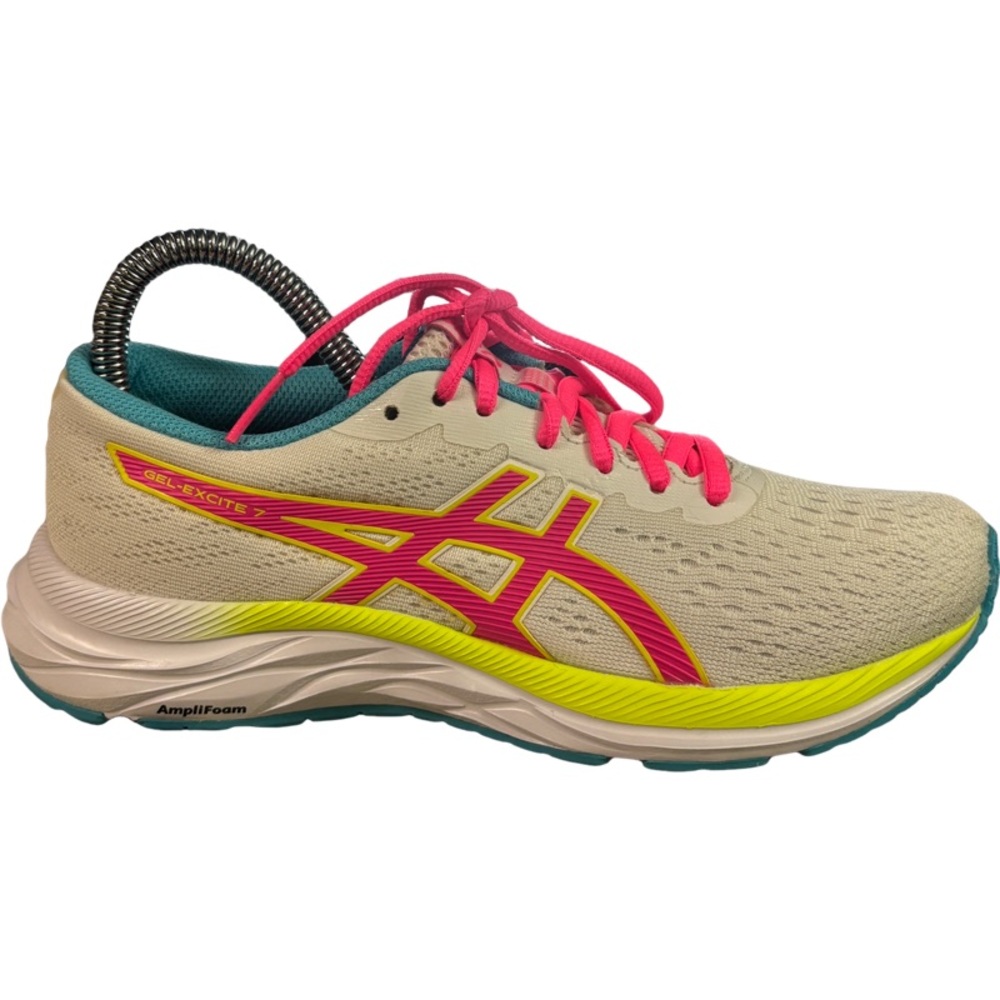 Asics Gel Excite 7 Womens Size 6 Running Athletic Shoes Sneakers 1012A562 White